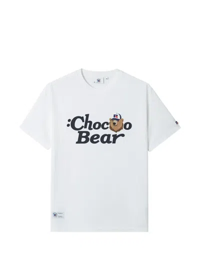 Chocoolate Graphic-print T-shirt In White