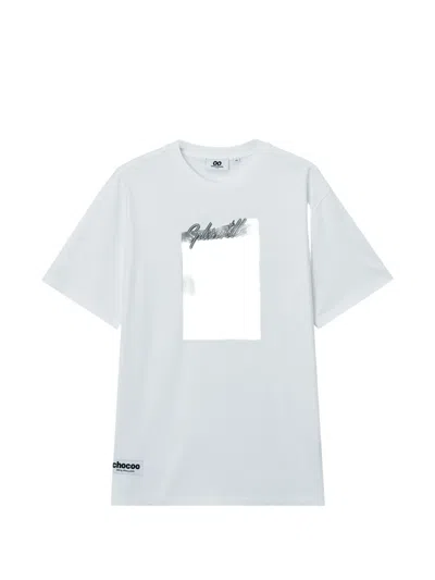 Chocoolate Graphic-print T-shirt In White