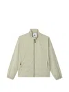 Chocoolate 로고 자수 집업 재킷 In Green