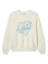 Chocoolate Heart-embellished Sweater In Neutral