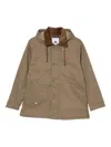 Chocoolate Heart-patch Jacket In Brown