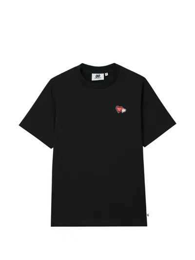 Chocoolate T-shirt Mit Herz-applikation In Black