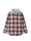Chocoolate Hooded Check-pattern Jacket In Multi