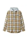 Chocoolate Hooded Check-pattern Jacket In Multi