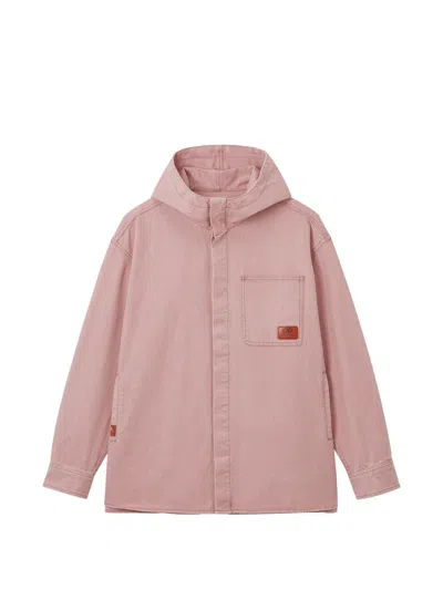 Chocoolate Kapuzenjacke Mit Stickerei In Pink