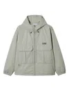 Chocoolate Hooded Front-pockets Jacket In Green