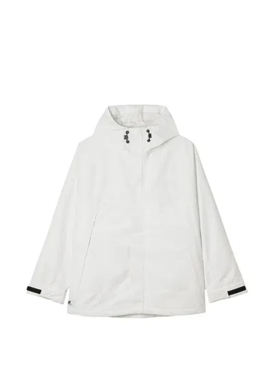 Chocoolate Hooded Logo-patch Jacket In White