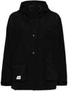 Chocoolate Hooded Utility Jacket In Black