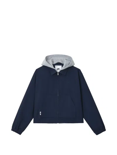 Chocoolate Hooded Zip-up Jacket In Blue