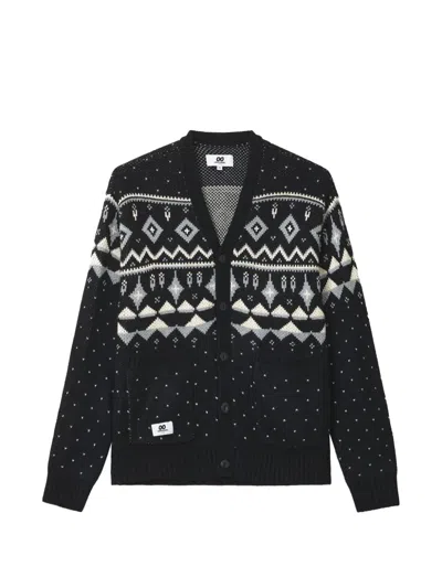 Chocoolate Knitted Cardigan In Black