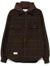 Chocoolate Layered Hooded Jacket In Brown