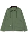 CHOCOOLATE LAYERED HOODED JACKET