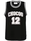 Chocoolate Logo And Number Tank Top In Black