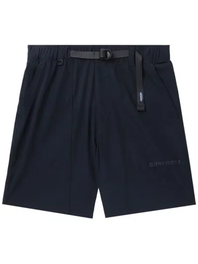 Chocoolate Logo-appliqué Belted Shorts In Black
