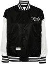 Chocoolate Logo-appliqué Bomber Jacket In Black