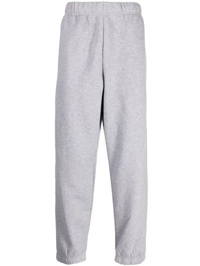 Chocoolate Logo-appliqué Cotton Blend Track Pants In Grau