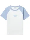 Chocoolate Logo-appliqué Raglan T-shirt In White