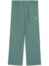 Chocoolate Logo-appliqué Track Pants In Green