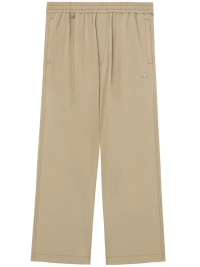 Chocoolate Logo-appliqué Track Pants In Neutrals