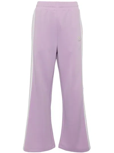 Chocoolate Logo-appliqué Track Pants In Purple