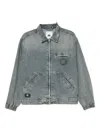 Chocoolate Logo Denim Jacket In Blue
