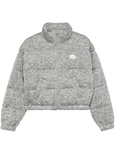 Chocoolate Logo Down Jacket In Grey