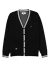 Chocoolate Logo-embossed Cardigan In Black