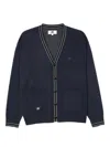 Chocoolate Logo-embossed Cardigan In Blue