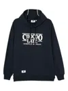 Chocoolate Logo-embossed Hoodie In Blue