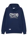 Chocoolate Logo-embossed Hoodie In Blue