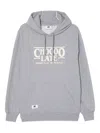 Chocoolate Logo-embossed Hoodie In Gray