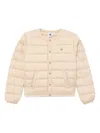 Chocoolate Logo-embossed Puffer Jacket In Neutral