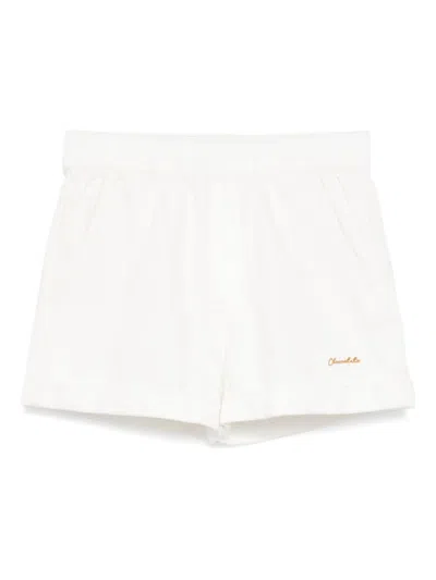 Chocoolate Logo-embroidered Denim Short