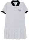 Chocoolate Logo-embroidered Dress In Grey