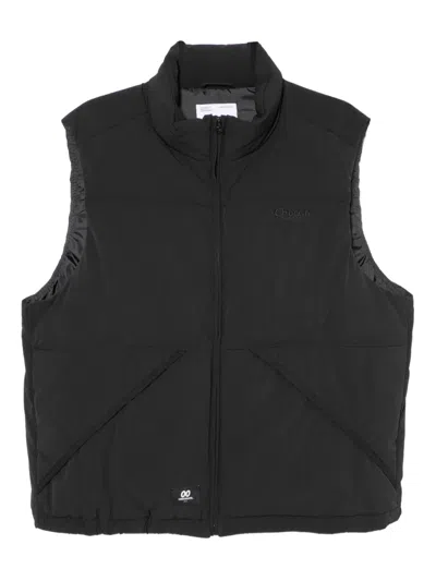 Chocoolate Logo-embroidered Gilet In Black