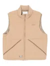 Chocoolate Logo-embroidered Gilet In Brown