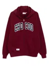 Chocoolate Logo-embroidered Hoodie In Red
