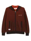 Chocoolate Hoodie Mit Logo-stickerei In Brown