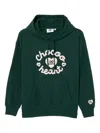 Chocoolate Logo-embroidered Hoodie In Green