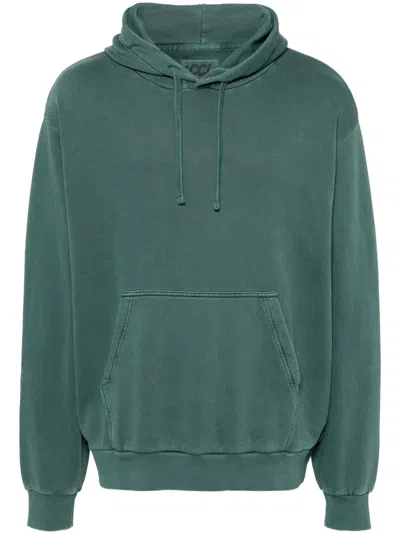 Chocoolate Logo-embroidered Hoodie In Green