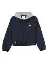 Chocoolate Logo-embroidered Jacket In Blue