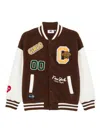 Chocoolate Logo-embroidered Jacket In Brown