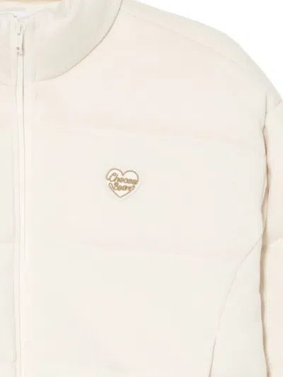 Chocoolate Jacke Mit Logo-stickerei In Brown