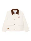 Chocoolate Logo-embroidered Jacket In Neutral