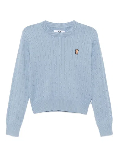 Chocoolate Logo-embroidered Jumper In Blue