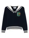 Chocoolate Logo-embroidered Jumper In Blue