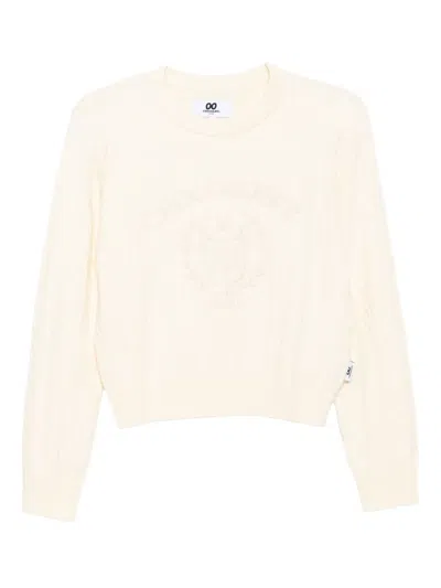 Chocoolate Logo-embroidered Jumper In Neutral