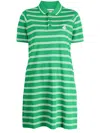 CHOCOOLATE LOGO-EMBROIDERED POLO DRESS