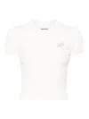 Chocoolate Logo-embroidered Polo Top In White