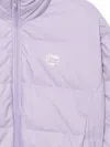 Chocoolate Logo-embroidered Puffer Jacket In Purple